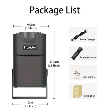 Proyektorlar: Yeni Portativ Proyektor Ödənişli çatdırılma — 8