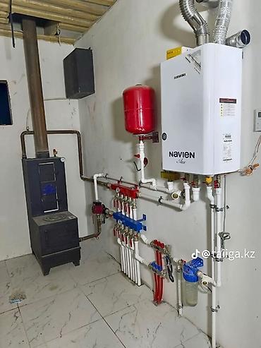 тепловой насосы: Услуга: монтаж газового котла и обвязки отопления — 3