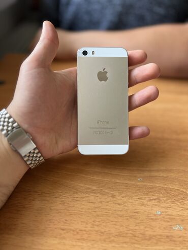 ihpone 5s: IPhone 5s, < 16 GB, Qızılı, Barmaq izi