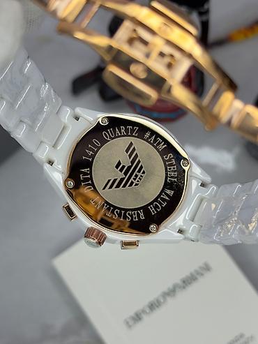 Aksesuarlar: Yeni, Qol saatı, Emporio Armani, rəng - Ağ — 3