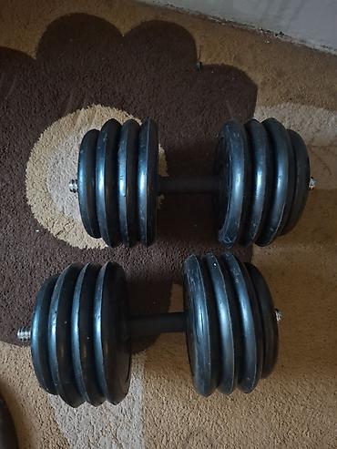 qacish aleti: Tənzimlənən qantel dəsti - 2 ədəd qantel (cüt)20kg+20kg - Hər — 2