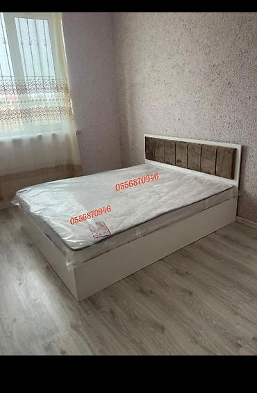 Новый, Двуспальная кровать, Без подъемного механизма, С матрасом, Без выдвижных ящиков, Россия at lalafo.az — 3 Новый, Двуспальная кровать, Без подъемного механизма, С матрасом, Без выдвижных ящиков, Россия — 3