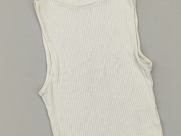 białe t shirty damskie z dekoltem v: Golf, Clockhouse, XS (EU 34), condition - Good