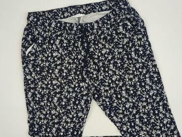 spodnie ze stringami: Janina, Material trousers for women, size 4XL (EU 48)