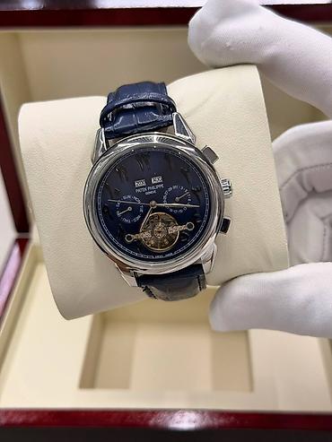 patek philippe geneve: Часы Patek Philippe, механические, с открытым балансом — 9