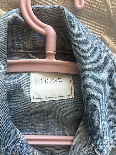 Uşaq dünyası: NEXT markalı uşaq cins gödəkçə - Material: 100% denim (cins), mavi — 3