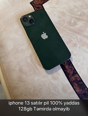 IPhone 13, 128 GB, Yaşıl, Face ID