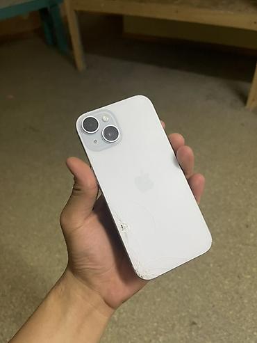 IPhone 15, Б/у, 128 ГБ, Белый, Коробка, 85 % at lalafo.kg IPhone 15, Б/у, 128 ГБ, Белый, Коробка, 85 %
