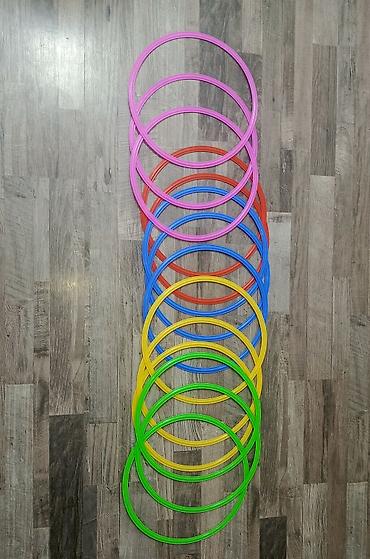 Məhsul: Təlim üçün Rəngli məşq halqaları Material: plastik Rənglər lalafo.az -da Məhsul: Təlim üçün Rəngli məşq halqaları Material: plastik Rənglər