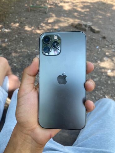 12 про макс цена бишкек бу: IPhone 12 Pro, Колдонулган, 256 ГБ, Pacific Blue, Коргоочу айнек, Каптама, 80 %