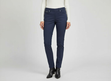 jeans mom slim fit stradivarius: CAMBIO, Material trousers for women, size XS