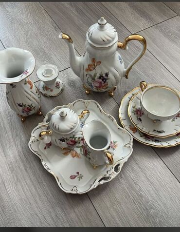 чайный набор: Çay dəsti, Weimar, 12 nəfərlik