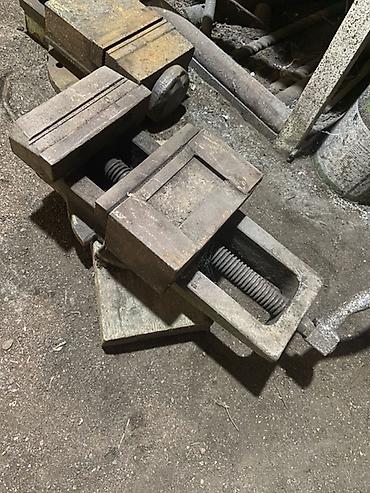 usta aleti: Ağır tip dəzgah üçün metal sıxac (mengene) - Sənaye sinfi, tökmə — 2