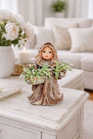 Другой декор и предметы интерьера: Сувенир, фигурка,подвеска Лесная хранительница подснежников Лесная — 7