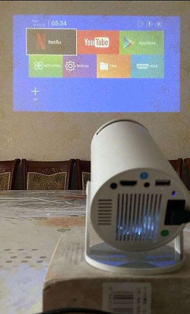 wanbo t6 max: Проектор HY300 Ultra HD (портативный, с подставкой) - Компактный — 4