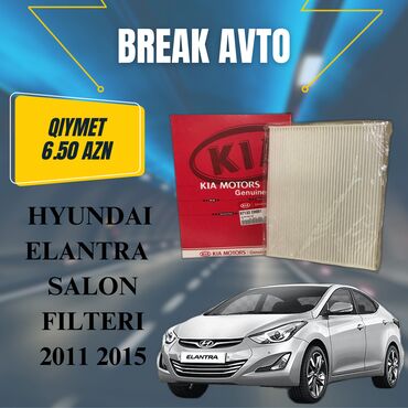 Salonun hava filterləri: Hyundai ELANTRA, 2013 il, Orijinal, Yaponiya