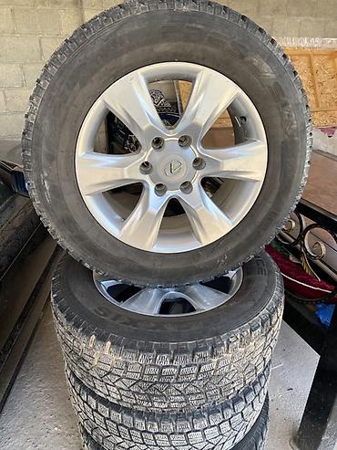 мата секыл: Дөңгөлөктөр монтажда 265 / 60 / R 18, Кыш, Колдонулган, Комплект, Жол тандабастар (АТ/МТ), Куйма, тешиктери - 6 — 2