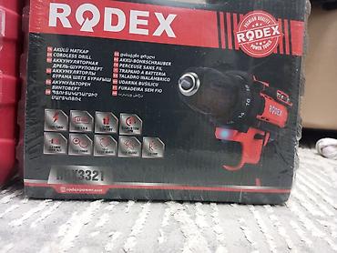 Инструменты: Аккумуляторные дрели‑шуруповерты RODEX 1) Модель RDX3365A (в кейсе — 3
