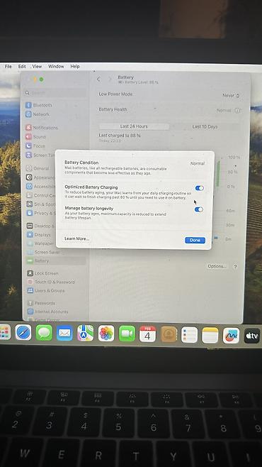 macbook air m3: İşlənmiş Apple MacBook, 13.3 ", Intel Core i5, 256 GB, Ünvandan götürmə — 6