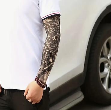 müvəqqəti tattoo: Məhsul: Tatu dizaynlı qolçıq (saxta tatu qol sleeves) Təsvir: - Real — 2