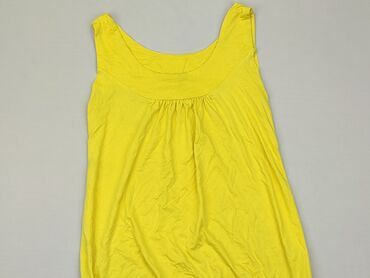 żółte bluzki z krótkim rękawem: Bluzka Damska, M, stan - Dobry