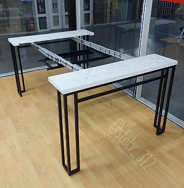 Столы-трансформеры: 3 метровый стол-трансформер "Лофт". Длина от 53 см до 308 см — 7