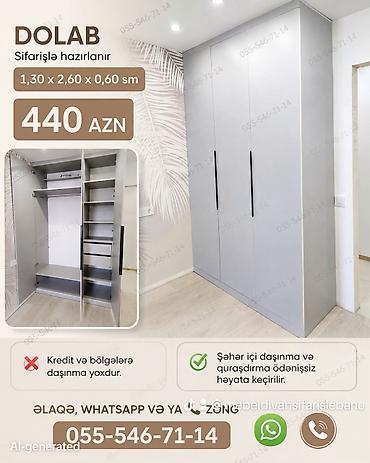 Düz dolab, Qarderob, Açılan, 2 qapılı lalafo.az -da Düz dolab, Qarderob, Açılan, 2 qapılı