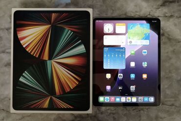 айпат 5: Планшет, Apple, эс тутум 512 ГБ, 12" - 13", Wi-Fi, Колдонулган, Классикалык түсү - Күмүш