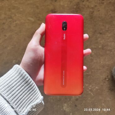 чехлы на авто с орнаментом: Xiaomi, Redmi 8A, Б/у, 64 ГБ, цвет - Синий, 2 SIM
