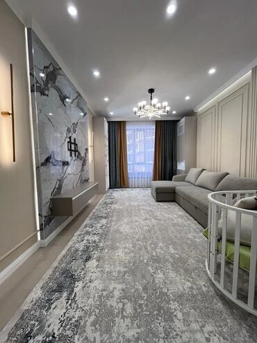 квартиры в рассрочку ош: 3 комнаты, 103 м², Элитка, 5 этаж, Дизайнерский ремонт
