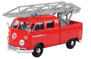 ruski deda mraz: Auto Volkswagen Fire Truck W/Aerial Ladder 1:24 – crvena boja Opis: - — 1