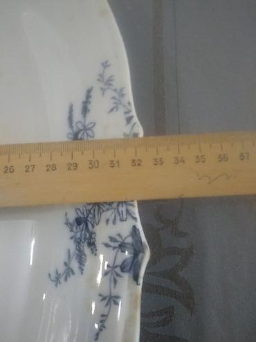 Əntiq qablar: Çox qədim Əntiq farfor bulud.İngiltərə,19-cu əsr.Uzunluğu 46 sm,eni 32 — 4