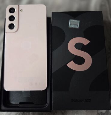 Samsung: Samsung Galaxy S22, 128 GB, rəng - Çəhrayı, Simsiz şarj — 5