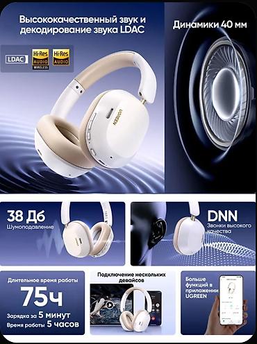rode nt: Ugreen Hitune max 5c. Наушники полноразмерные. Новые. ANC — 2