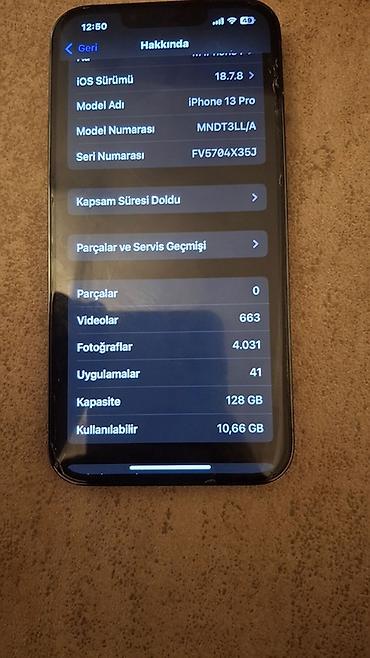sazz problem: IPhone 13 Pro, 128 GB, Yaşıl, Qırıq — 5