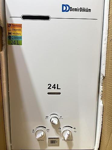 heater: DemirDöküm qazlı su qızdırıcısı – 24L Xüsusiyyətlər: - Tutum: 24 litr — 1