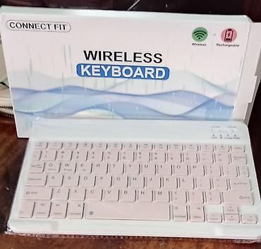 smart tv klaviatura: CONNECT FIT Wireless Keyboard - Simsiz, şarj oluna bilən klaviatura - — 1
