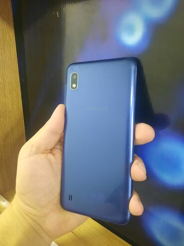 samsunq 01: Samsung Galaxy A10, 32 GB, rəng - Göy, Zəmanət, İki sim kartlı, Sənədlərlə