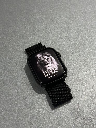 watch saat: Yeni, Smart saat, Apple, Sensor ekran, rəng - Qara