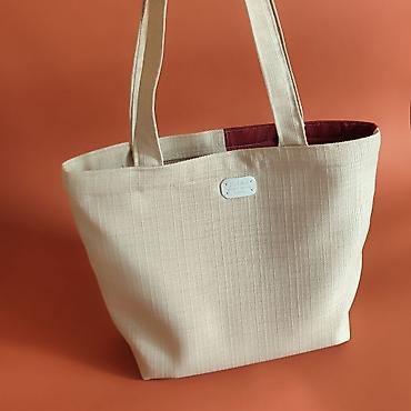 Torbe: Platnena tote torba – patchwork dizajn - Ručno šivena torba od — 3
