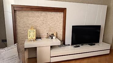 divar ref: TECILI 1 gune SATILIR!!! – TV stendi və dekor paneli - Dizayn: Ağ — 3