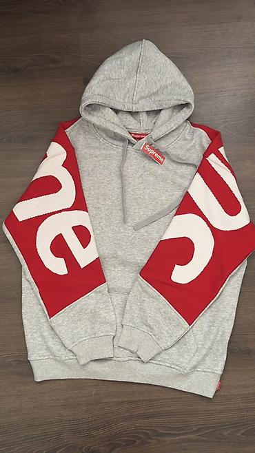 Толстовки: Мужская толстовка, XL, Supreme, Новый, цвет - Серый, Платная доставка, Самовывоз, Бесплатная доставка — 2