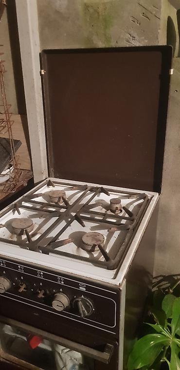 regular qaz sobalari: Wrozamet qaz plitəsi və soba kombinasiyası - 4 gözlü qaz plitəsi: üst — 6