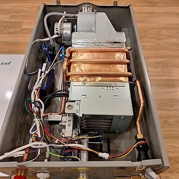 azcomp electronics: ALEV 32 kW divar tipli qazla işləyən su qızdırıcısı (turbo, baca dəsti — 3