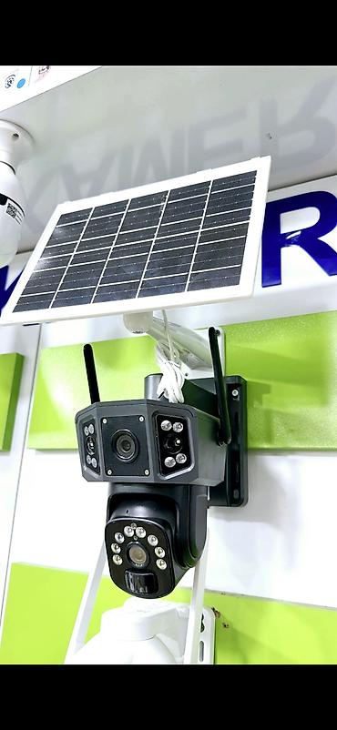 Фото и видеокамеры: 4G solar 2 kamera ptz 360° smart + 64gb Günəş Panelli Ağıllı — 3