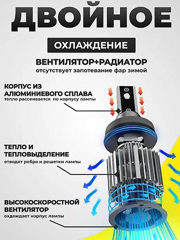 Другая автоэлектроника: Светодиодные лампы со сменным режимом "ZIKER " AI80 короткий — 10