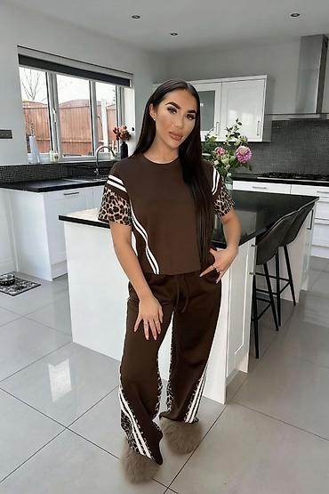 Gornji i donji deo: 🔥Dvodeleni ženski set – trenerka sa leopard detaljima
✅3300 din — 8