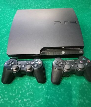 PS3 (Sony PlayStation 3): Продаю идеальную ps3 slim, прошитая +40топ игр, память 500гиг, не