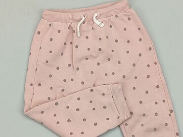 spodnie rozowe: Sweatpants, Zara, 2-3 years, 98, condition - Good