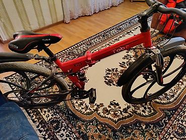 İdman velosipedləri: Toba 26lıq velosiped. Az işlenib hazırda sürülmür problemi yoxdur — 1